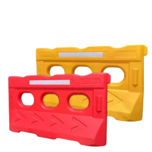 High Visibility Plastic Water Barrier for Road & Construction Safety