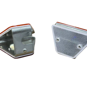 Reflective delineator, road delineator, guardrail marker, highway reflective marker, road safety delineator